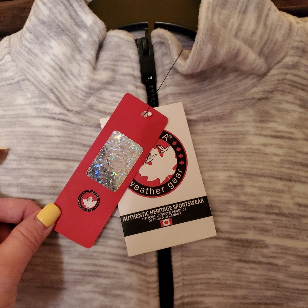 Canada Weather Gear Silver & Grey Blizard Fleece - Picture 5 of 7